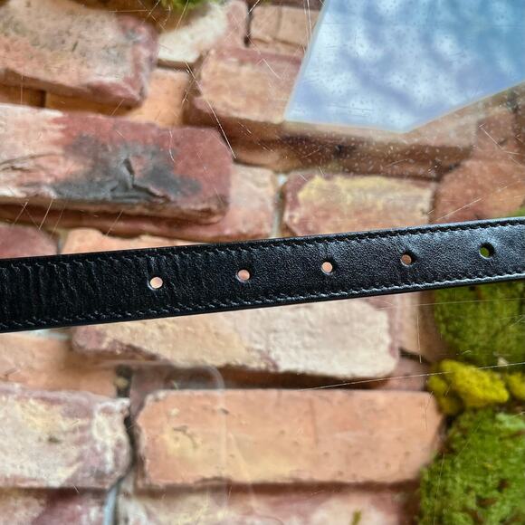 GUCCI Small GG Marmont Black Leather Belt 70/28 (US 24) main image 8